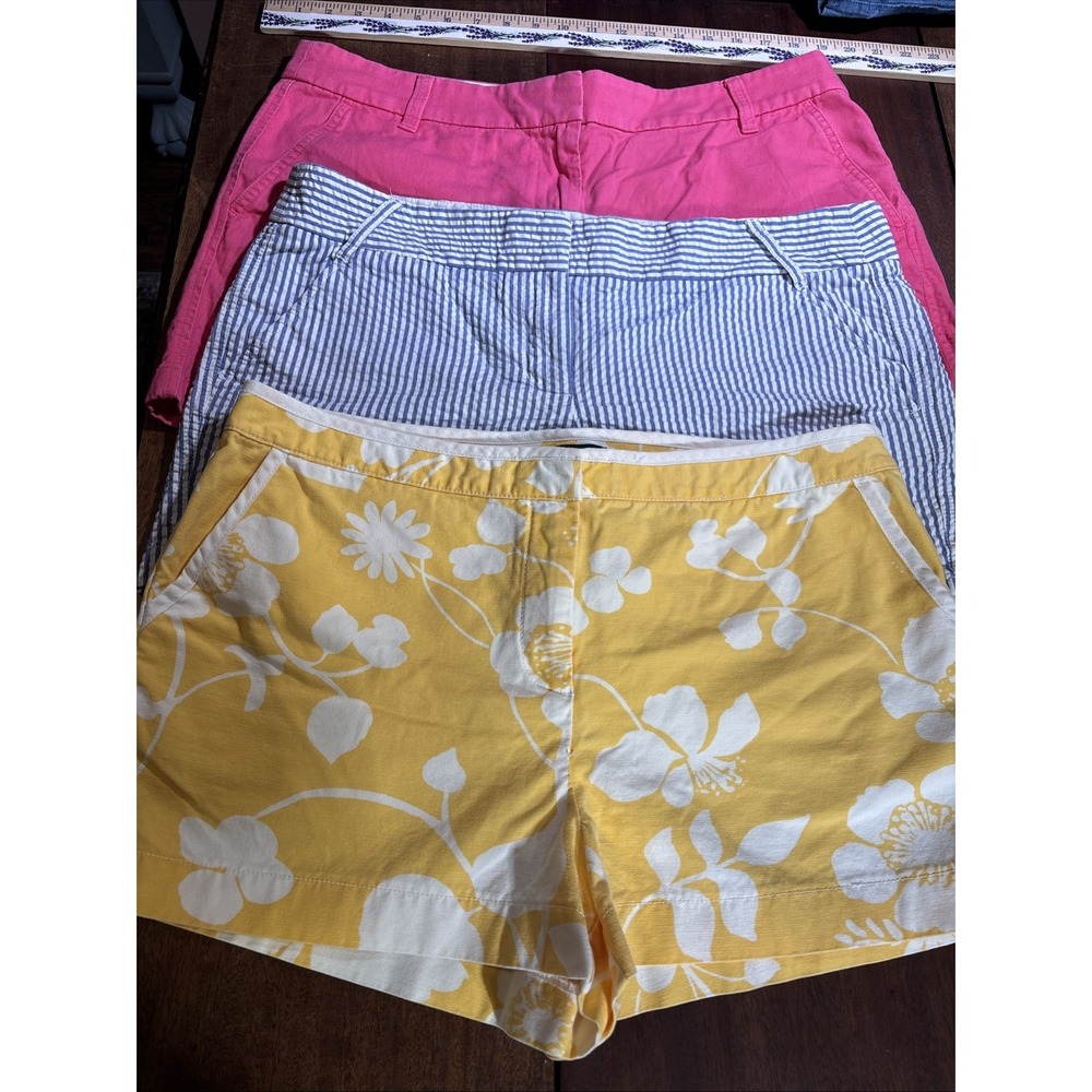 Lot Of Three J Crew Woman's Spring Shorts Sz 14